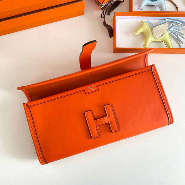 HM Jige 29 Orange Swift Calfskin 229027