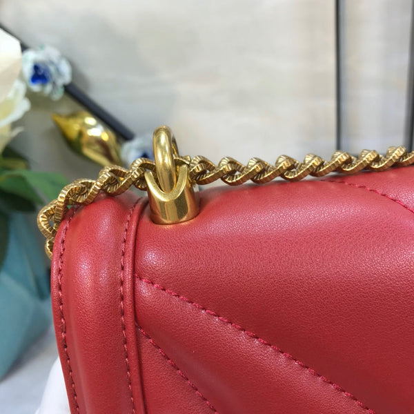 large devotion 26 shouder bag burgundy cafskin