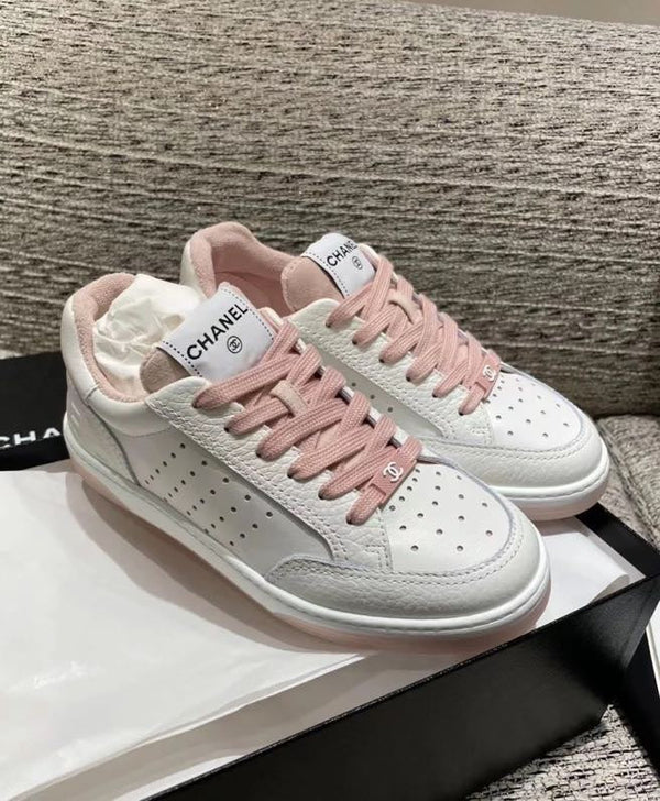 CC 22A Sneaker Pink White Calfskin & Rubber 413921