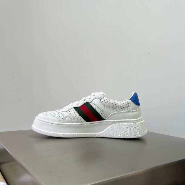 GG Men's ACE Sneaker White Calfskin 536967