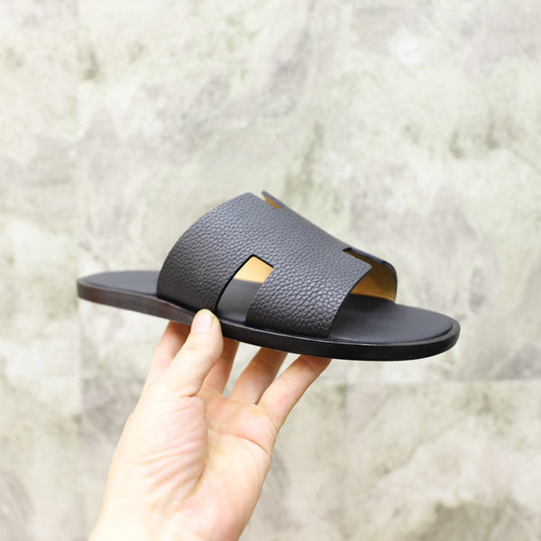 HM IZMIR SANDAL BLACK LAMBSKIN