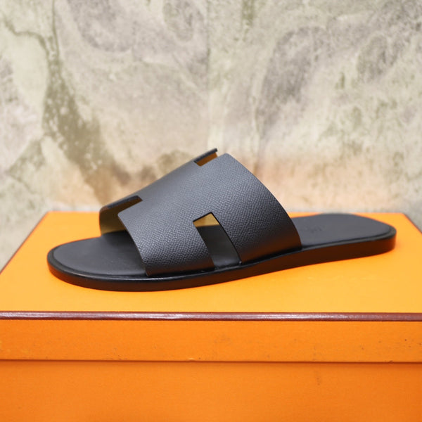 HM IZMIR SANDAL BLACK CALFSKIN