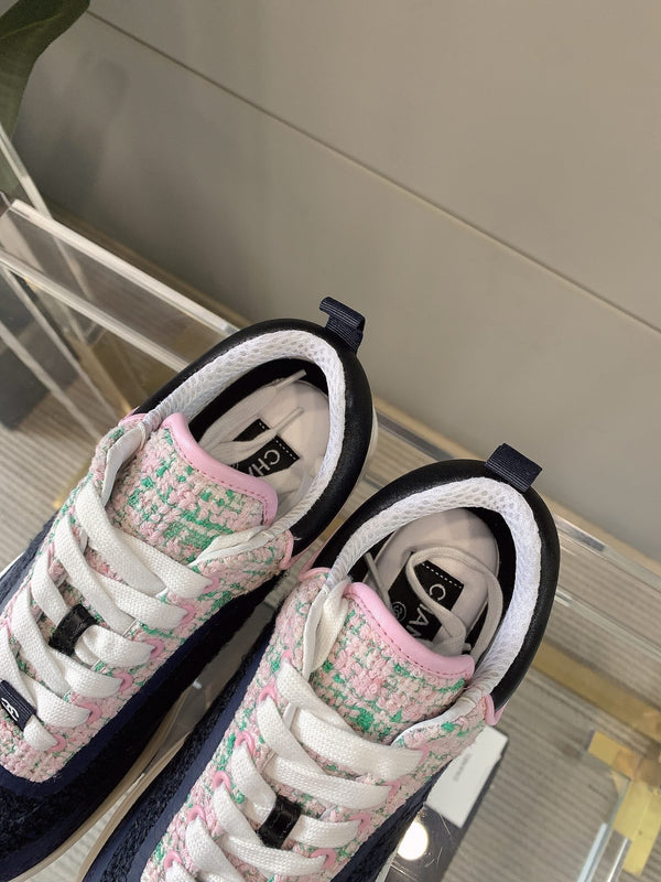 CC Sneaker In Charcoal Blue Wool 145625