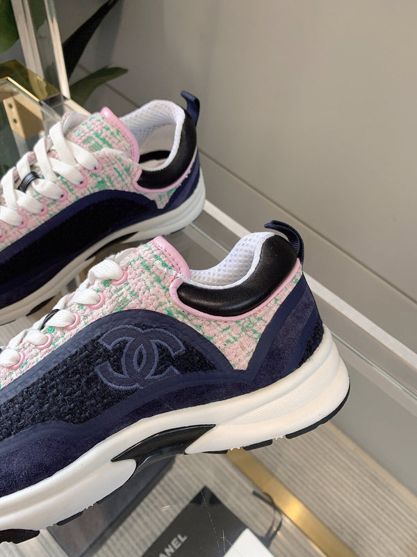 CC Sneaker In Charcoal Blue Wool 145625