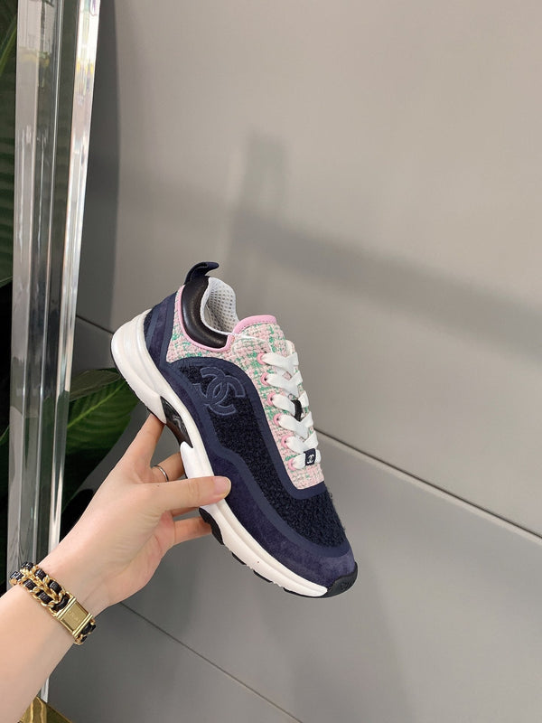 CC Sneaker In Charcoal Blue Wool 145625