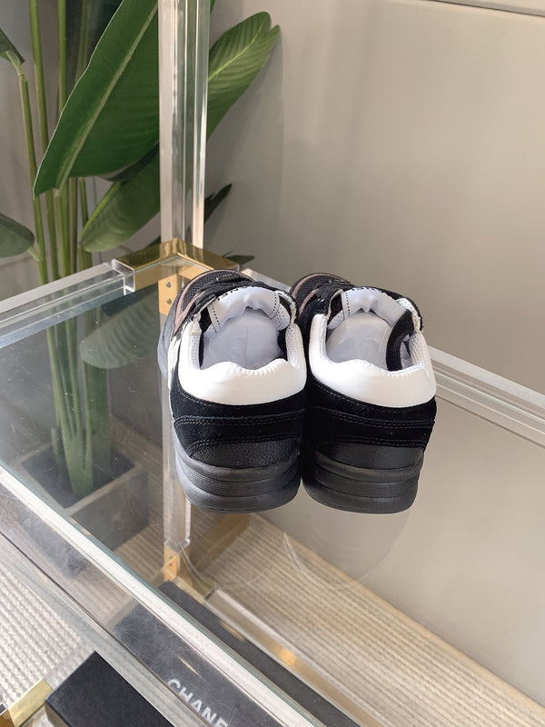 CC Sneaker In Black Mesh Fabric 145611