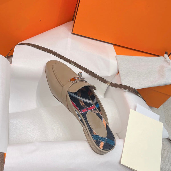 OZ Mule Brown Calfskin