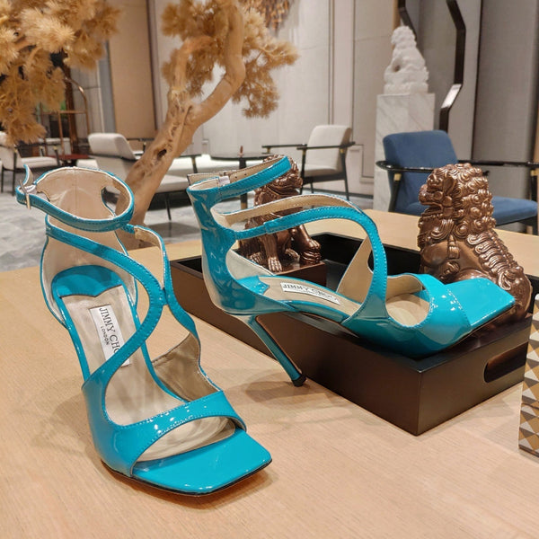 Jimmy 25 Azia 95 Pacific Blue Patent Leather 240080