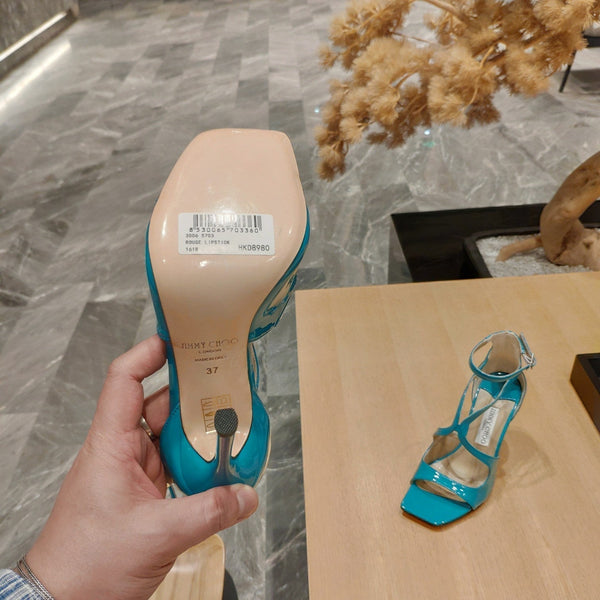 Jimmy 25 Azia 95 Pacific Blue Patent Leather 240080