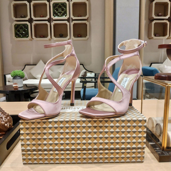 Jimmy 25 Azia 95 Pink Pearl Silk with Lambskin 240079