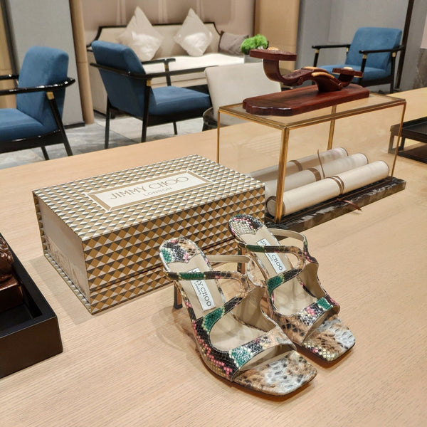 Jimmy 25 Anise 85 Multicolor Snake Skin 240073