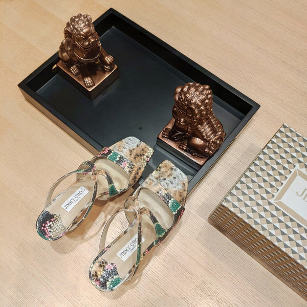 Jimmy 25 Anise 85 Multicolor Snake Skin 240073