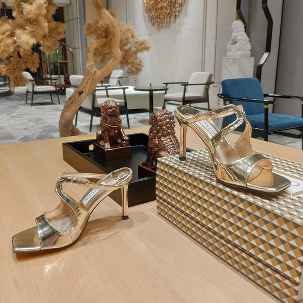 Jimmy 25 Anise 85 Silver Patent Leather 240074