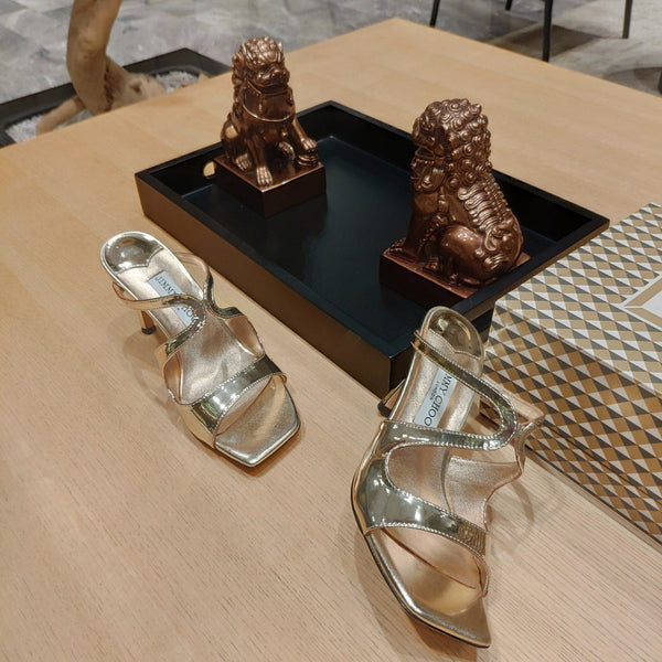 Jimmy 25 Anise 85 Silver Patent Leather 240074