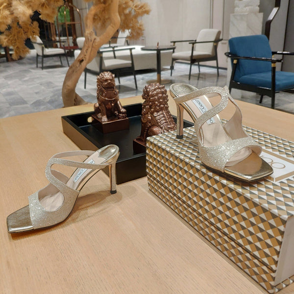 Jimmy 25 Anise 85 Platinum Ice Dusty Glitter Fabric 240075