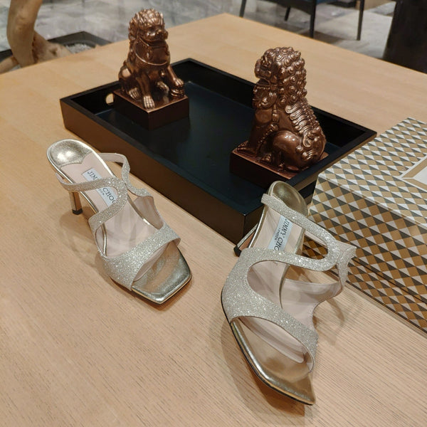 Jimmy 25 Anise 85 Platinum Ice Dusty Glitter Fabric 240075