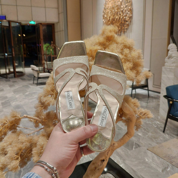 Jimmy 25 Anise 85 Platinum Ice Dusty Glitter Fabric 240075