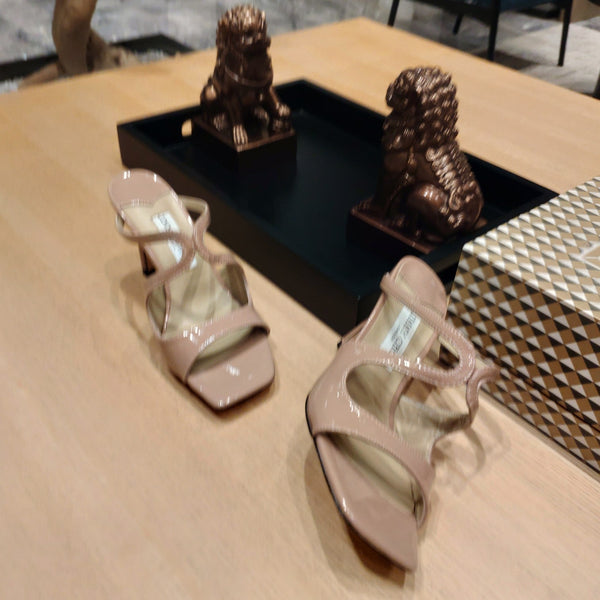 Jimmy 25 Anise 85 Nude Pink Pelle Verniciata 240076