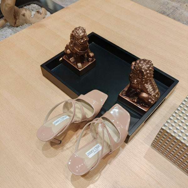 Jimmy 25 Anise 85 Nude Pink Pelle Verniciata 240076