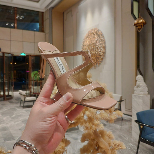 Jimmy 25 Anise 85 Nude Pink Pelle Verniciata 240076