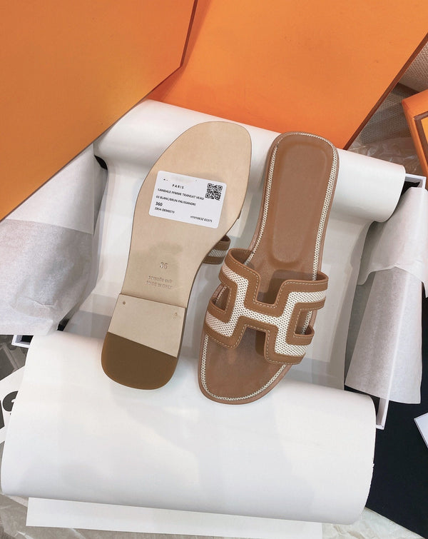 Oran Sandal Brown Leather