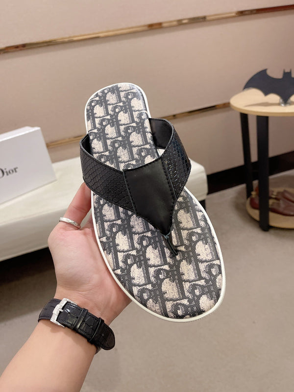 CD ALIAS TANGA MOTIVO SERPENTE PELLE DI VITELLO NERA E BEIGE