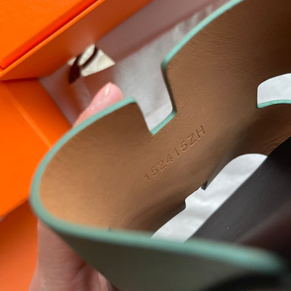 HM Men's Izmir Slide Green Sheepskin 538563