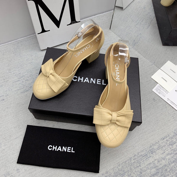 CC 26s Ankle Strap Heels 6cm Leather 163412