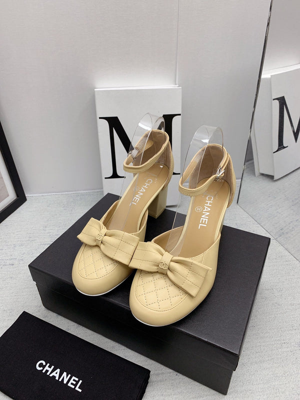 CC 26s Ankle Strap Heels 6cm Leather 163412