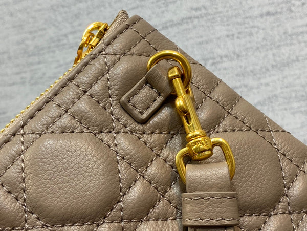 cd grande caro daily beige borsa in pelle di vitello