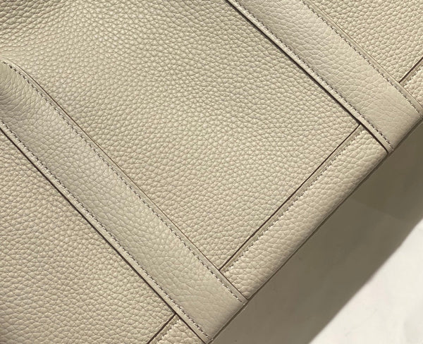 HM GARDEN PARTY 30 WHITE CALFSKIN