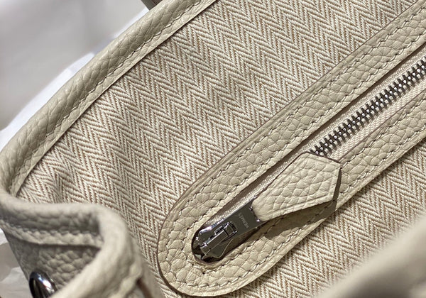 HM GARDEN PARTY 31 PELLE DI VITELLO BIANCA