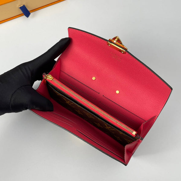 Portafoglio LV M58417 Pallas in tela monogramma rosa 221566