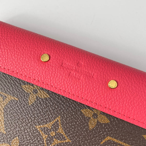 Portafoglio LV M58417 Pallas in tela monogramma rosa 221566