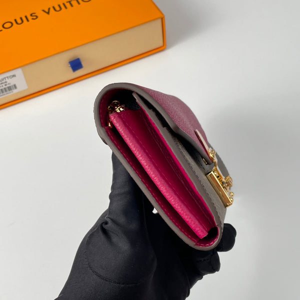 LV M58413 Pallas Wallet Purple-red Monogram Canvas 221567