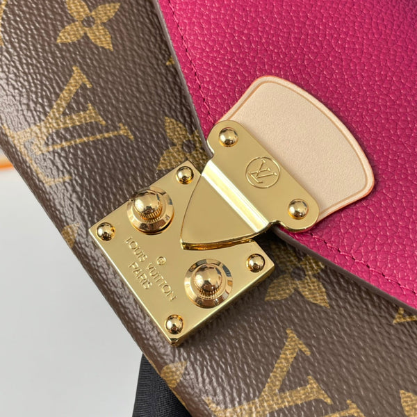 LV M58413 Pallas Wallet Purple-red Monogram Canvas 221567