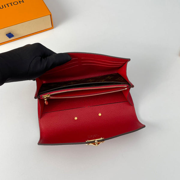 LV M58414 Pallas Wallet Red Monogram Canvas 221569