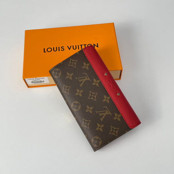 LV M58414 Pallas Wallet Red Monogram Canvas 221569