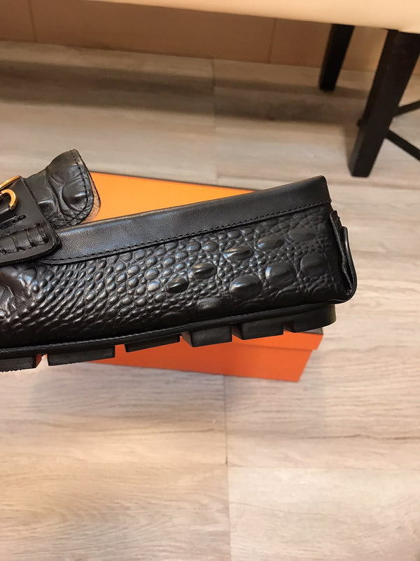 GG Men's Loafer Black Cowhide 530343