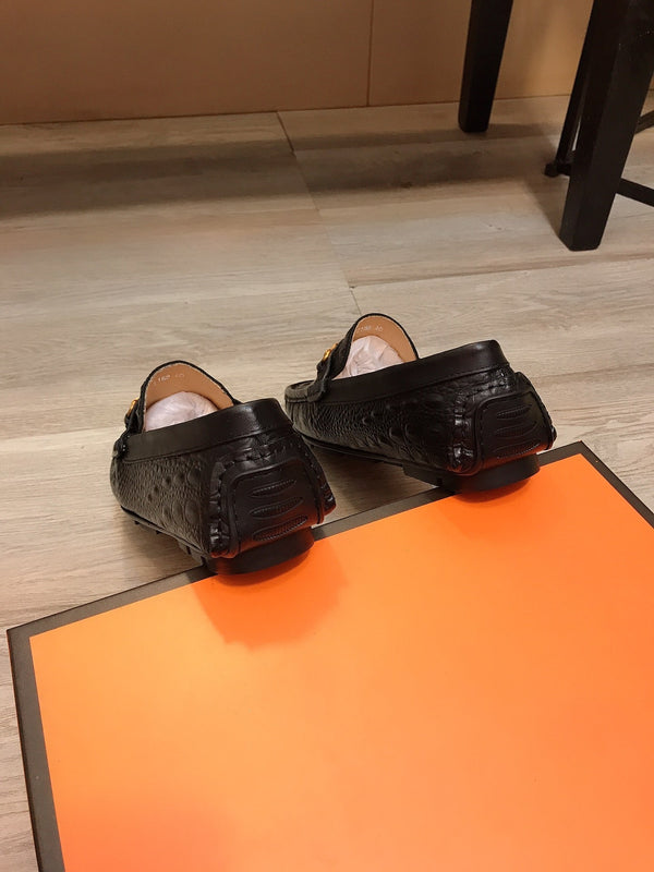 GG Men's Loafer Black Cowhide 530343