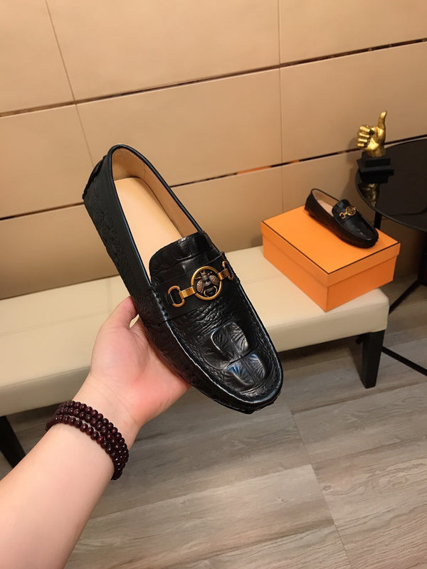 GG Men's Loafer Black Cowhide 530343