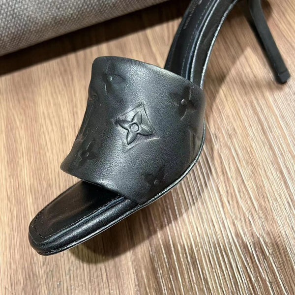LV Neo Revival Mule 85mm Black Cowhide