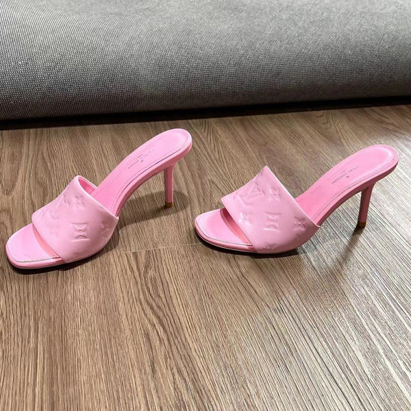 LV Neo Revival Mule 85mm Pink Cowhide