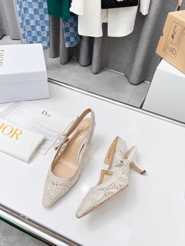 CD 25 J'Adior Slingback Pump Mesh Fabric 237974