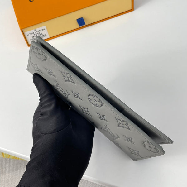 LV M81335 Brazza Wallet Monogram Shadow Calf Leather 221625