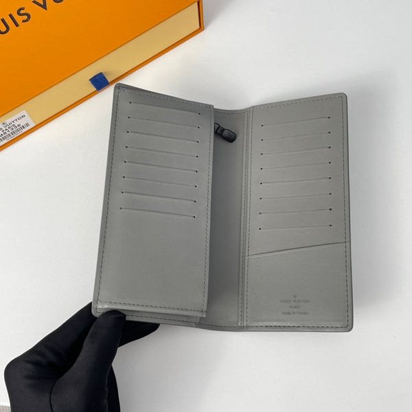 LV M81335 Brazza Wallet Monogram Shadow Calf Leather 221625