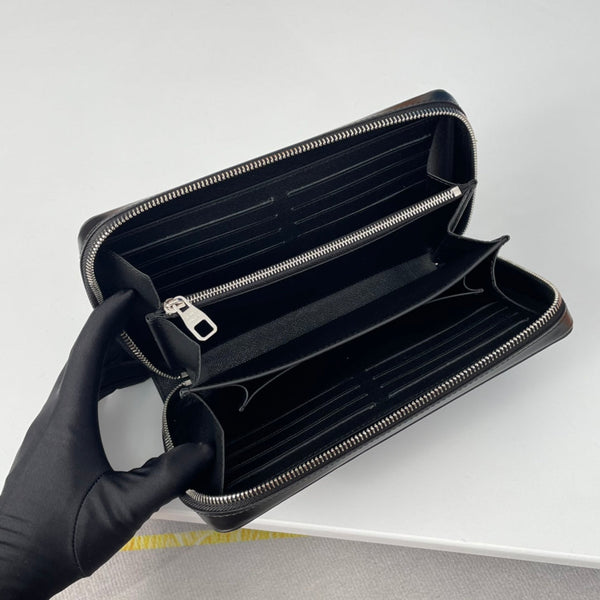 LV M61698 Zippy XL Wallet Black Damier Infini Leather 221562