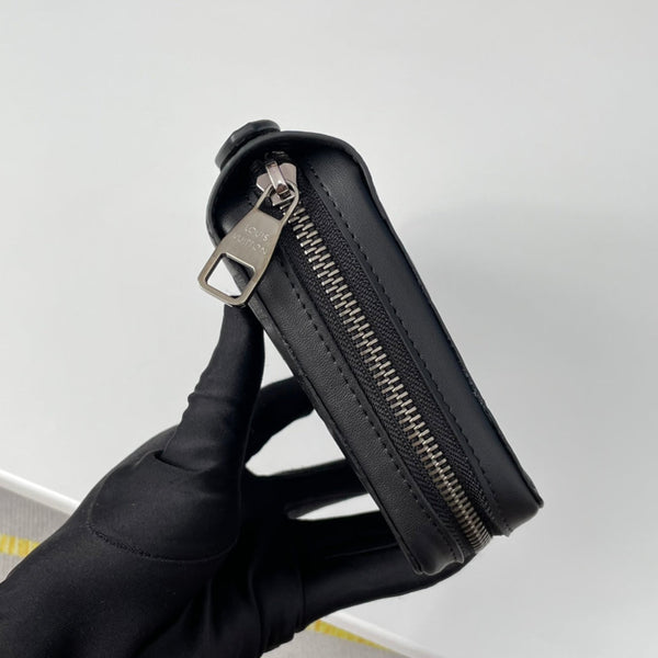 Portafoglio LV N61254 Zippy XL in pelle Damier Infini nera 221563