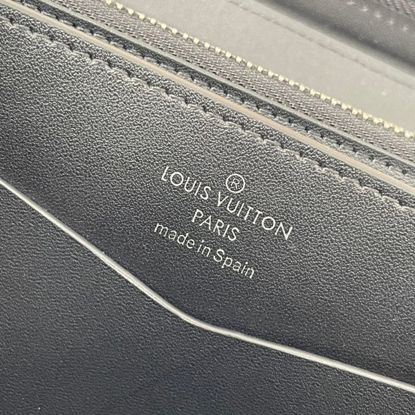 Portafoglio LV N61254 Zippy XL in pelle Damier Infini nera 221563