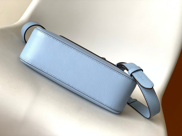 LV Marelle 25cm Blue Epi Grain Cowhide Metal HW